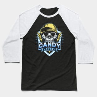 Candy Security Halloween Bodyguard Baseball T-Shirt